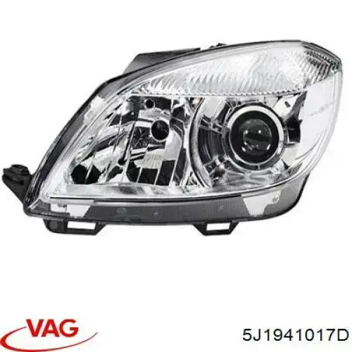 Reflektor lewy 5J1941017D VAG