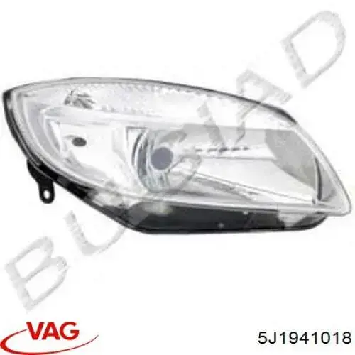 5J1941018 VAG Reflektor prawy