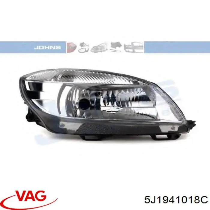 Reflektor prawy 5J1941018C VAG