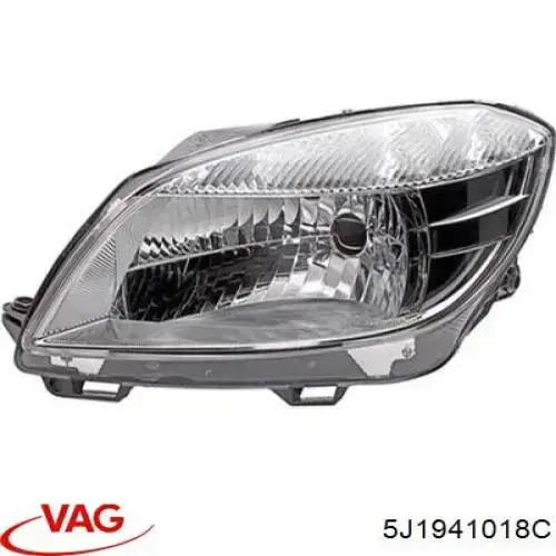 Reflektor prawy VAG 5J1941018C