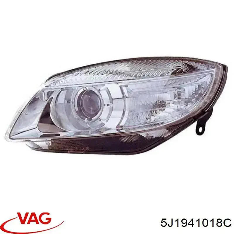 Reflektor prawy VAG 5J1941018C cena, od 128,29 USD