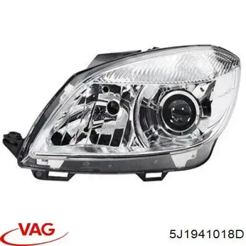 5J1941018D VAG Reflektor prawy