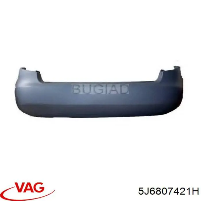 Do koszyka 5J6807421H VAG Zderzak tylny