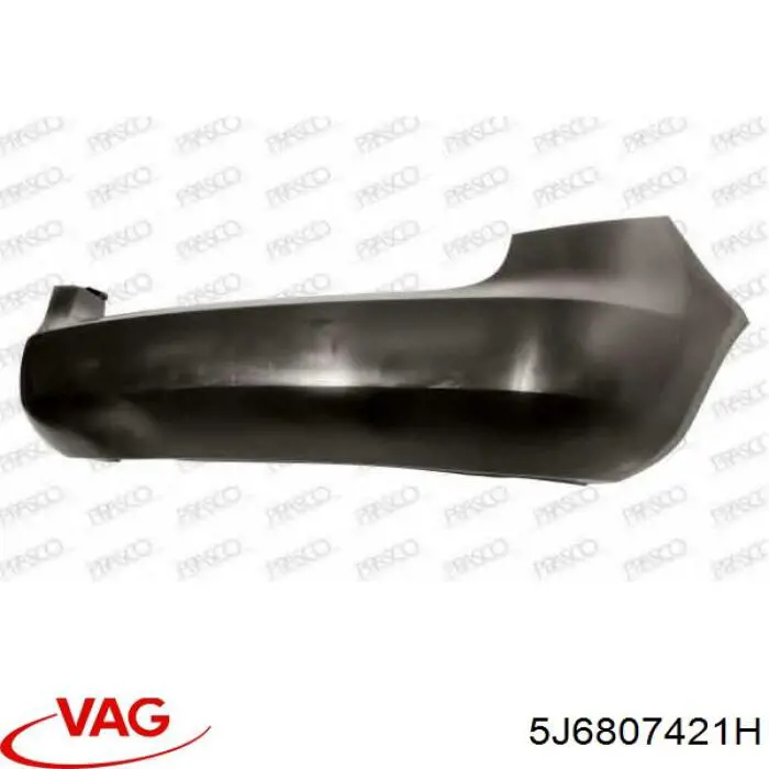 Zderzak tylny 6915962 Polcar