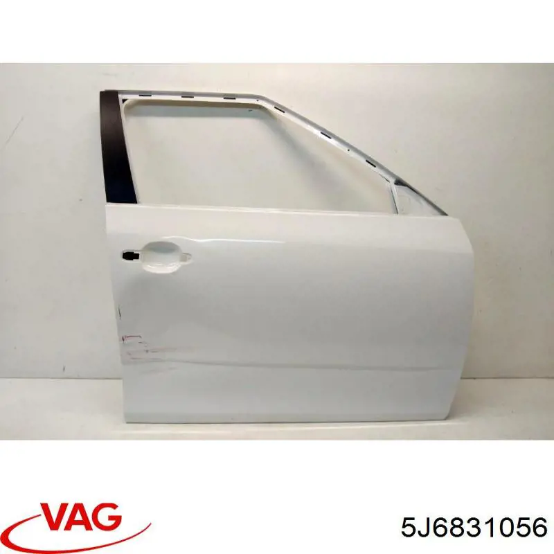 Drzwi przednie prawe do Skoda Fabia II 5J2, 542, 572, 582