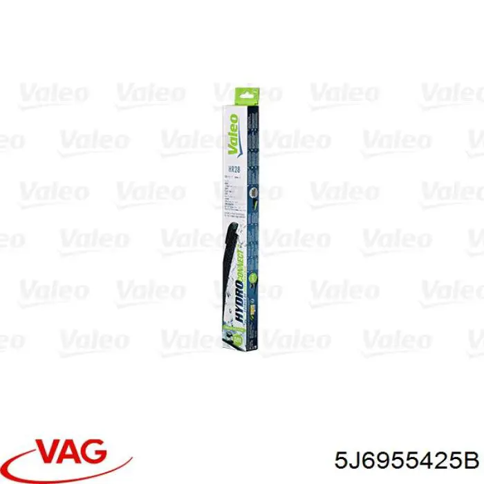 Do koszyka 5J6955425B VAG Pióro wycieraczki szyby tylnej