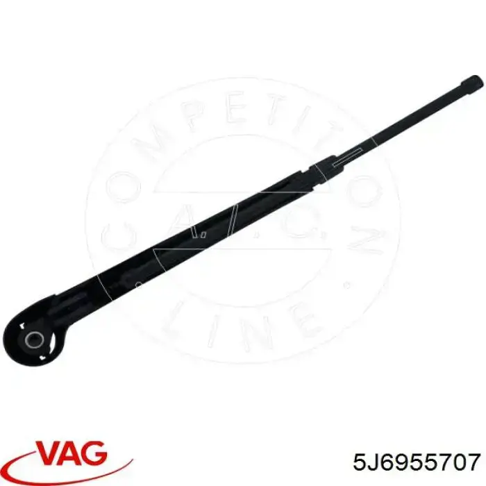5J6955707 VAG Ramię wycieraczki szyby tylnej