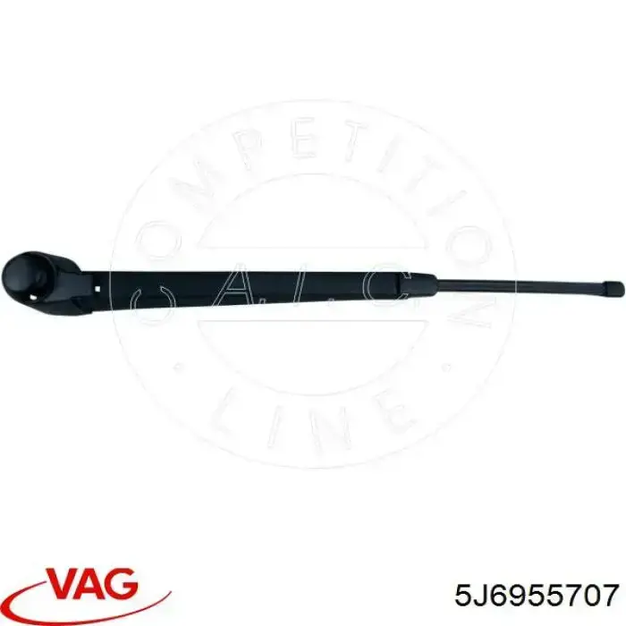 Ramię wycieraczki szyby tylnej VAG 5J6955707 cena, od 14,77 USD