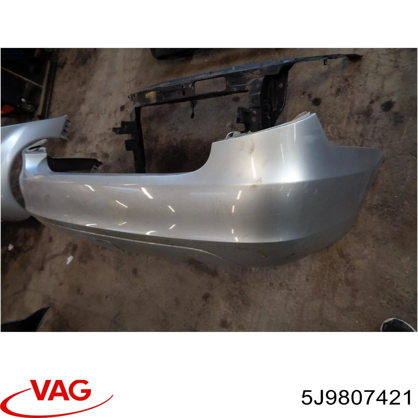 Do koszyka Zderzak tylny Skoda Fabia II 5J5, 545