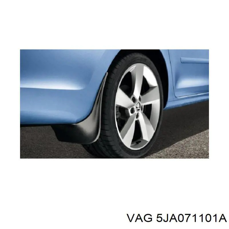 Chlapacze tylne, komplet Skoda Rapid 