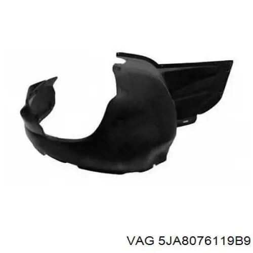 Spojler zderzaka przedniego VAG 5JA8076119B9 cena, od 26,88 USD