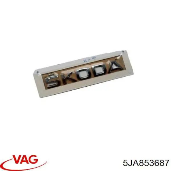 Emblemat na klapę bagaznika (znaczek firmowy) VAG 5JA853687 cena, od 49,96 USD