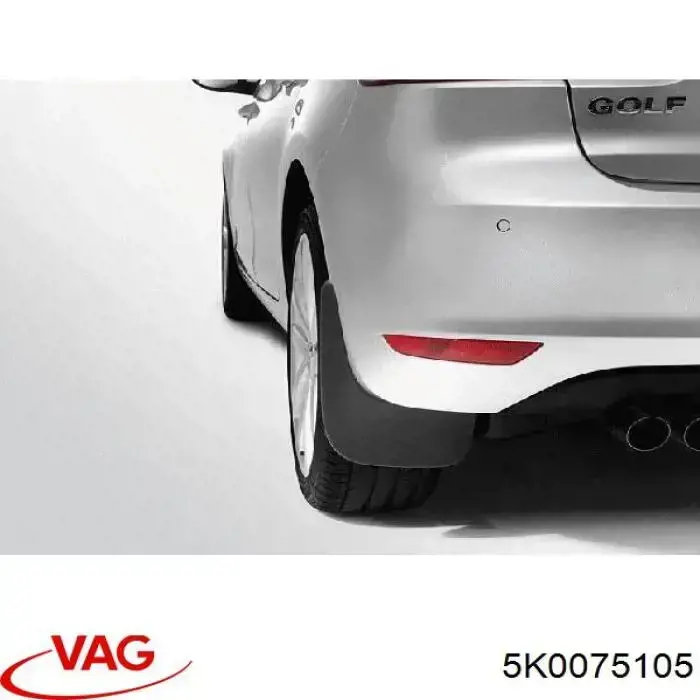 Chlapacze tylne, komplet VAG 5K0075105 cena, od 118,01 USD