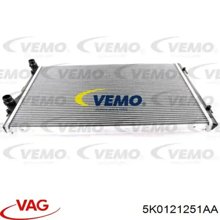 5K0121251AA VAG Chłodnica silnika