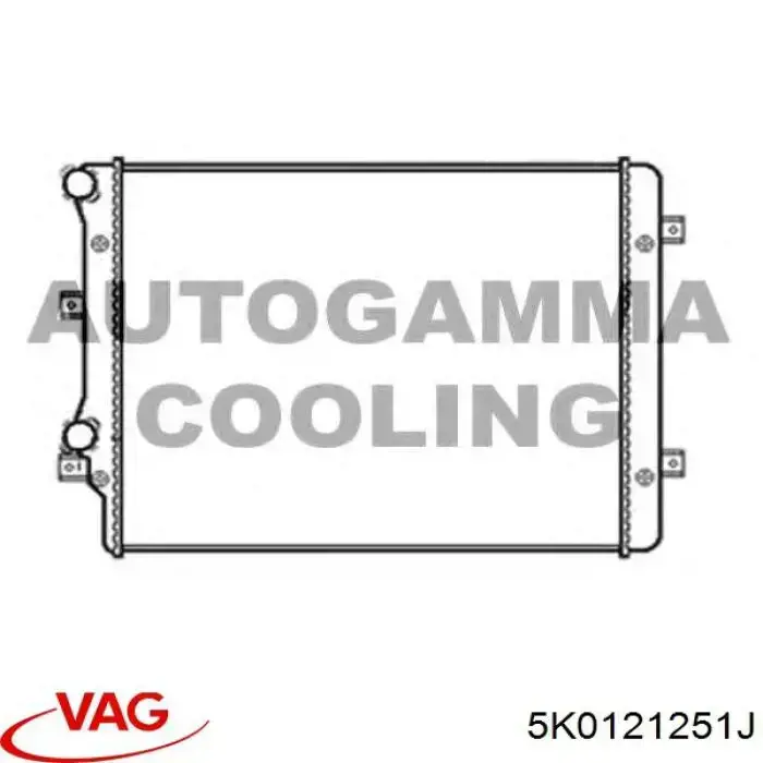 Do koszyka 5K0121251J VAG Chłodnica silnika