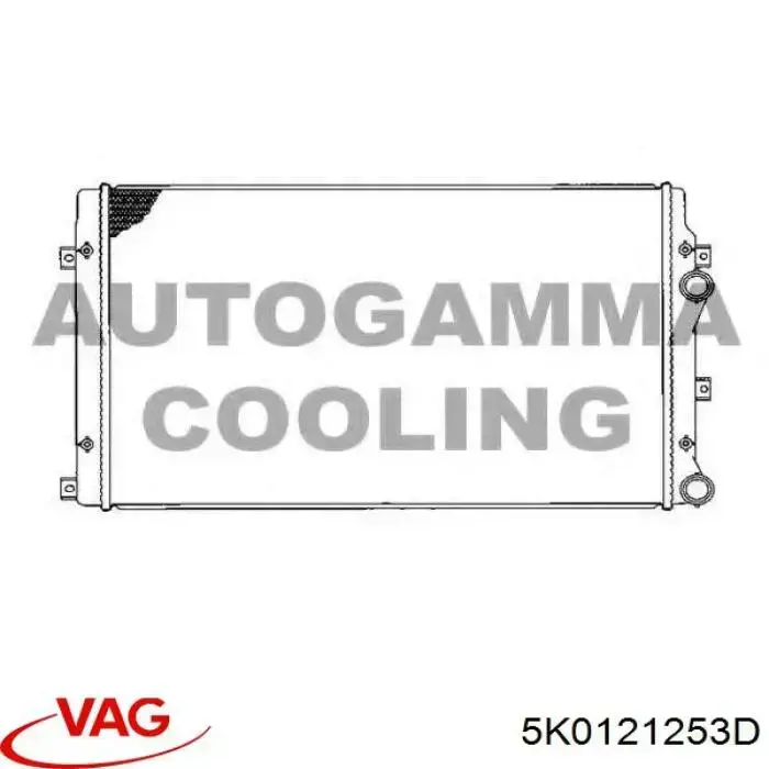 Chłodnica silnika VAG 5K0121253D cena, od 93,49 USD