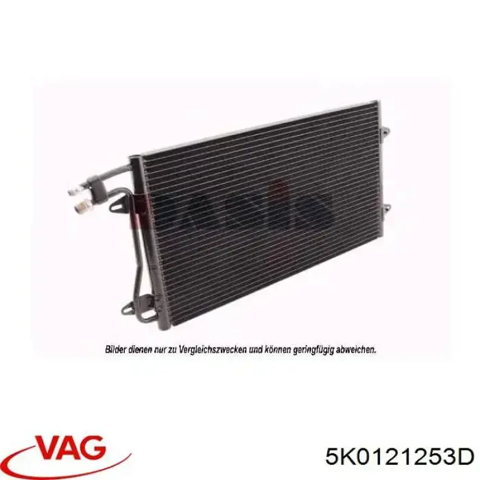 Do koszyka 5K0121253D VAG Chłodnica silnika