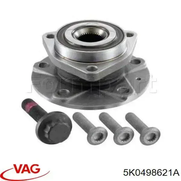 Piasta przednia VAG 5K0498621A