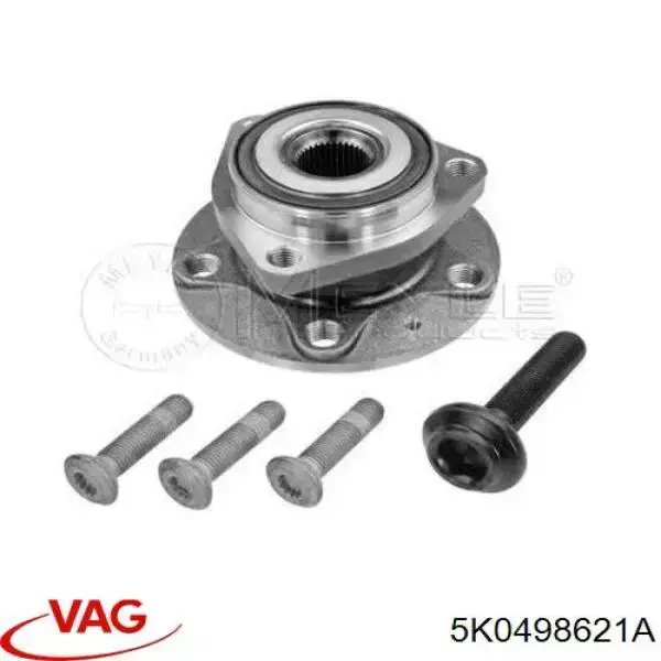 5K0498621A VAG Piasta przednia