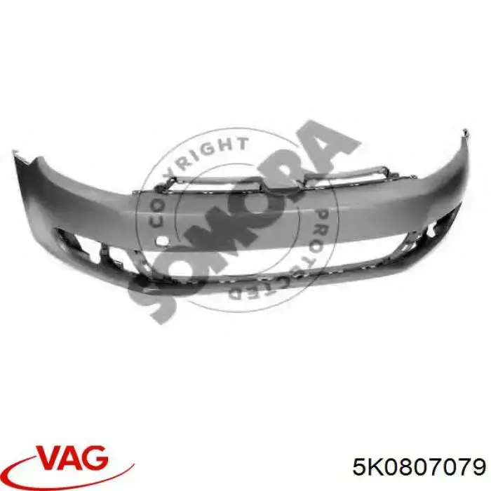 Zderzak przedni VAG 5K0807079 cena, od 71,10 USD