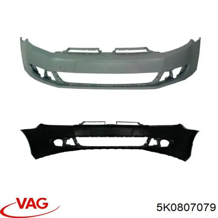 5K0807079 VAG Zderzak przedni