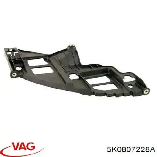 Prowadnica zderzaka przedniego prawa VAG 5K0807228A cena, od 17,99 USD