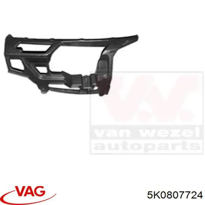 Wspornik zderzaka przedniego prawy VAG 5K0807724 cena, od 11,71 USD