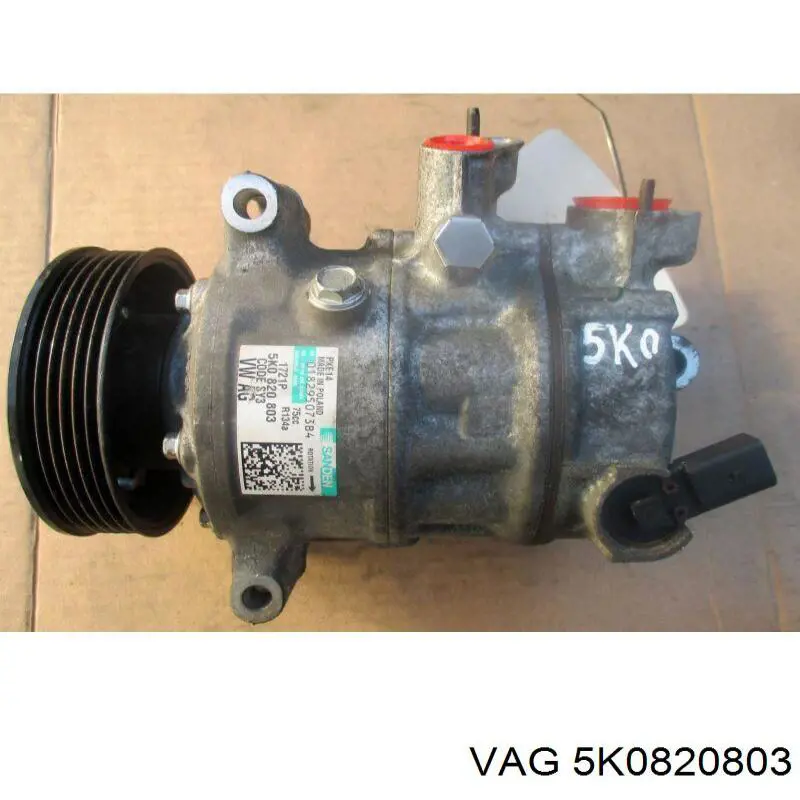 Sprężarka klimatyzacji 5K0820803 VAG