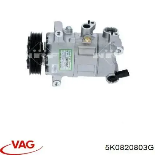 Sprężarka klimatyzacji VAG 5K0820803G cena, od 283,18 USD