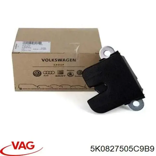Zamek klapy bagażnika (3/5 drzwi tylnych) VAG 5K0827505C9B9 cena, od 27,68 USD