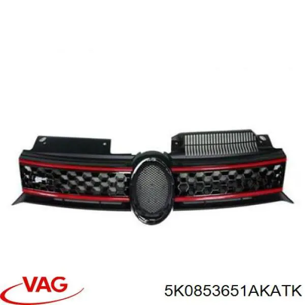 5K0853651AKATK VAG atrapa chłodnicy