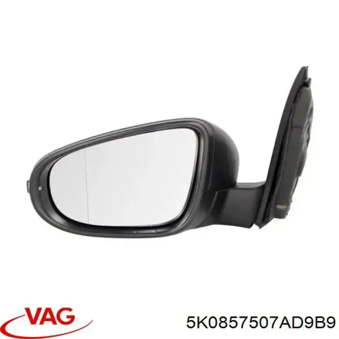 5K0857507AD9B9 VAG Lusterko wsteczne lewe