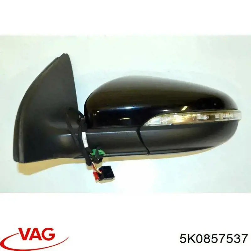 5K0857537 VAG Nakładka (pokrywa) lusterka wstecznego lewa