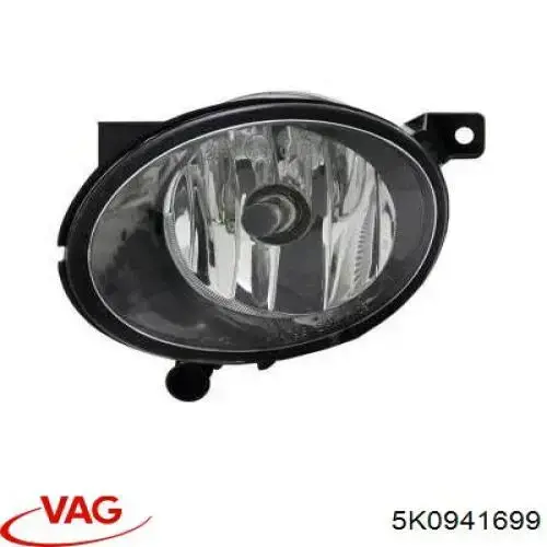 Lampa przeciwmgielna lewa VAG 5K0941699 cena, od 47,78 USD