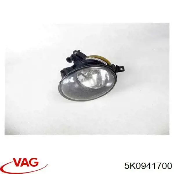 Lampa przeciwmgielna prawa VAG 5K0941700 cena, od 48,16 USD