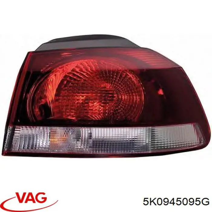 5K0945095G VAG Lampa zespolona tylna lewa
