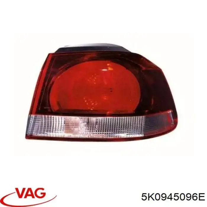 5K0945096E VAG Lampa zespolona tylna prawa zewnętrzna