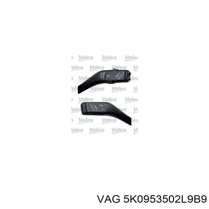 Przełącznik zespolony, w komplecie 5K0953502L9B9 VAG