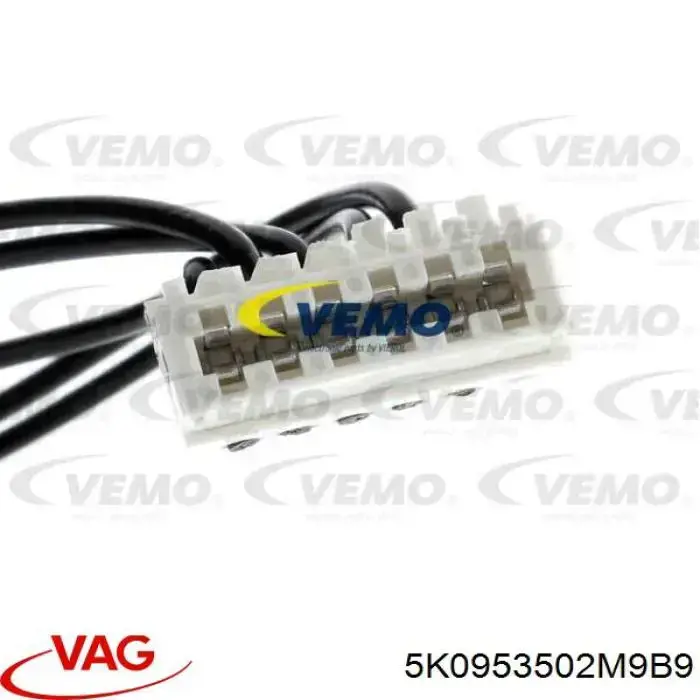 Przełącznik zespolony, w komplecie 5K0953521BN VAG