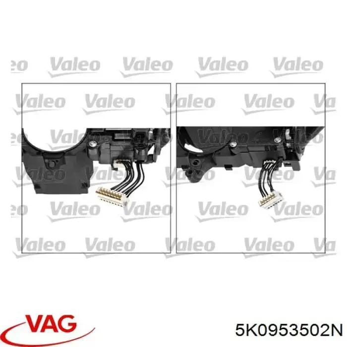 Przełącznik zespolony prawy VAG 5K0953502N cena, od 125,99 USD