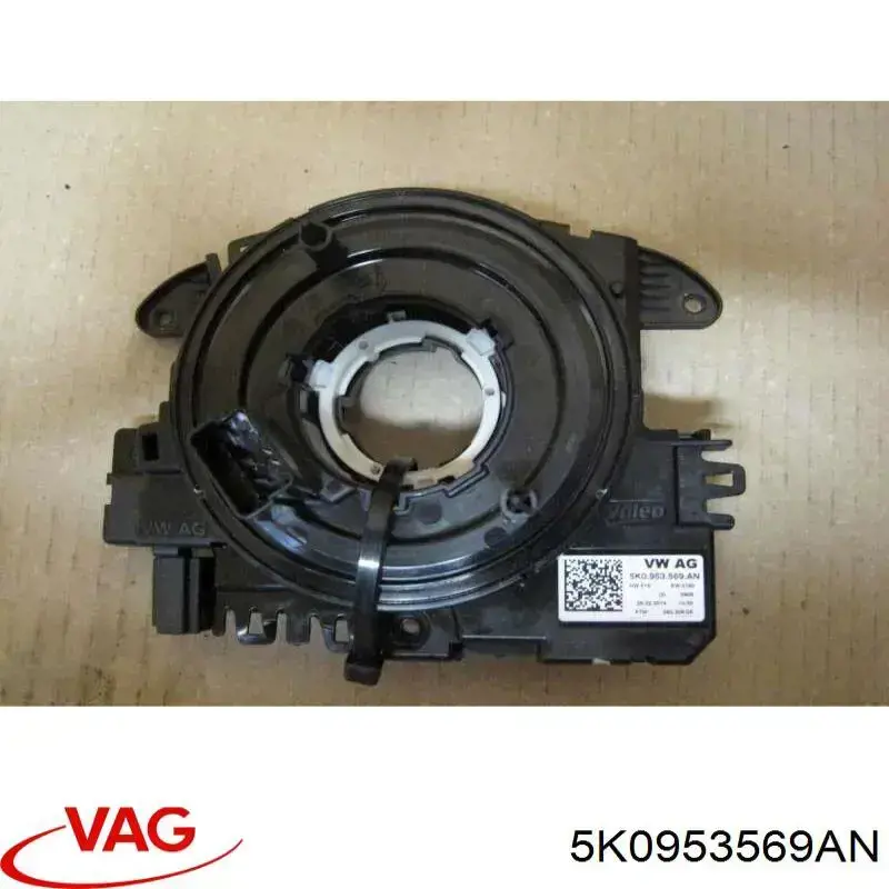 Pierścień kontaktowy AIRBAG, taśma kierownicy VAG 5K0953569AN cena, od 336,03 USD