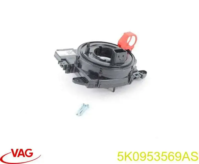 Pierścień kontaktowy AIRBAG, taśma kierownicy VAG 5K0953569AS cena, od 299,33 USD