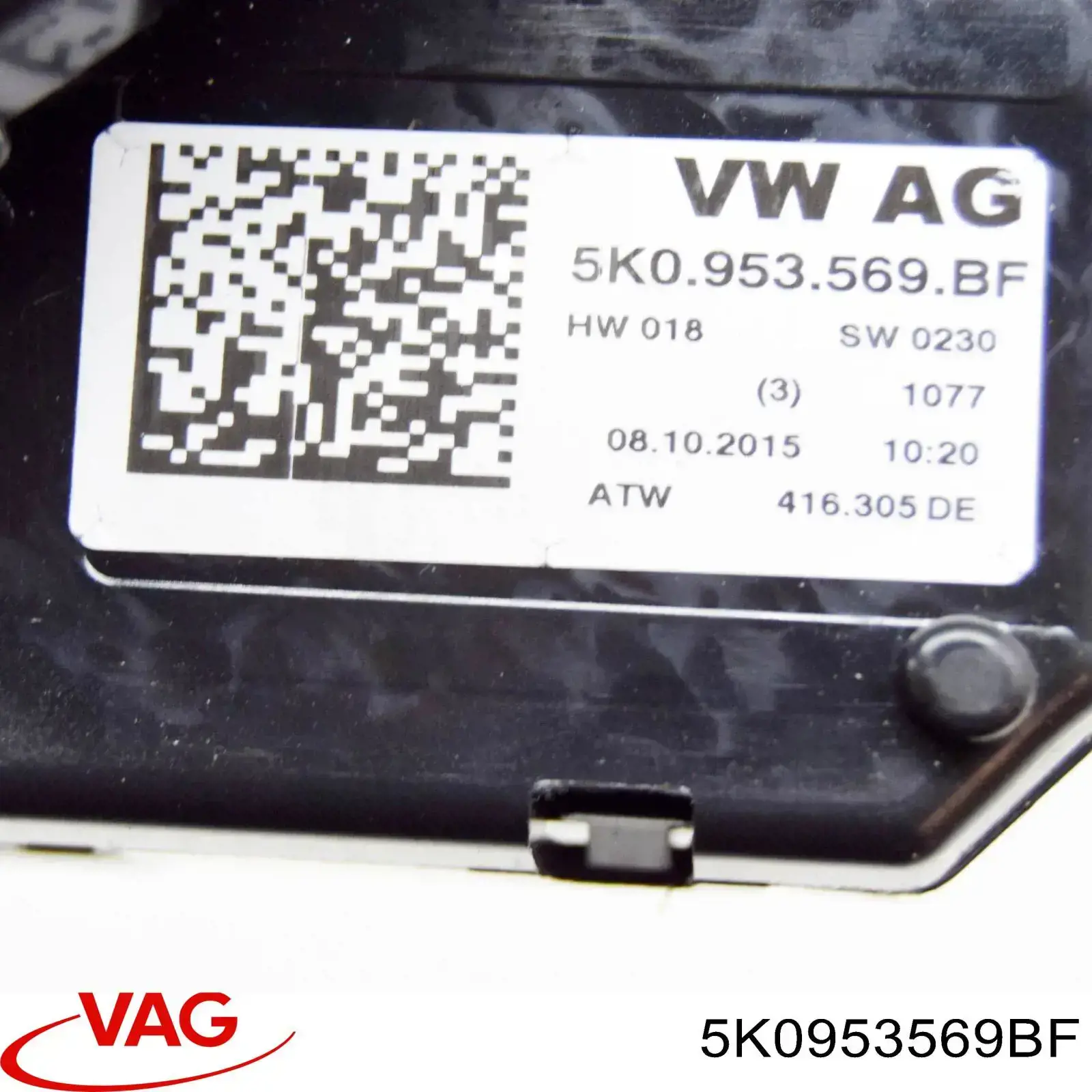 Do koszyka 5K0953569BF VAG Pierścień kontaktowy AIRBAG, taśma kierownicy