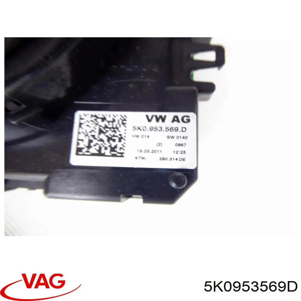 Pierścień kontaktowy AIRBAG, taśma kierownicy VAG 5K0953569D cena, od 374,68 USD