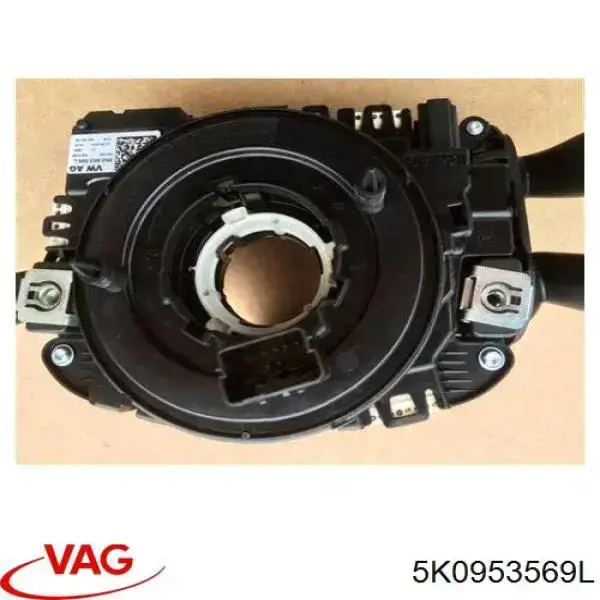 Pierścień kontaktowy AIRBAG, taśma kierownicy VAG 5K0953569L cena, od 236,66 USD
