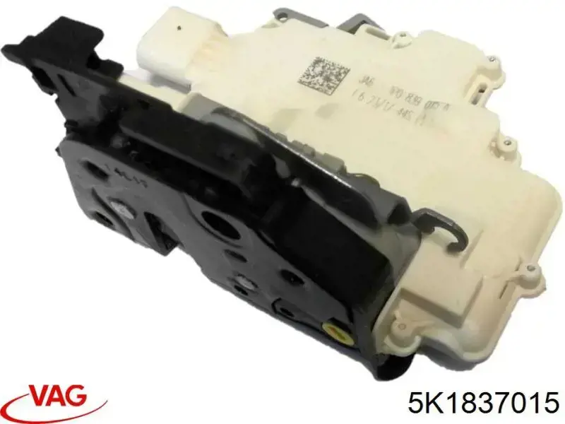 Do koszyka 5K1837015 VAG Zamek drzwi przednich lewych
