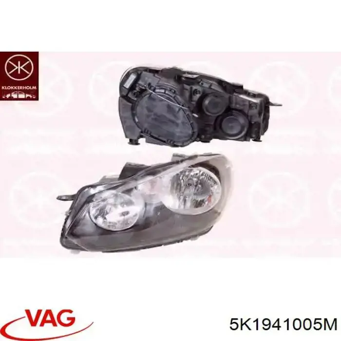 Reflektor lewy VAG 5K1941005M cena, od 221,64 USD