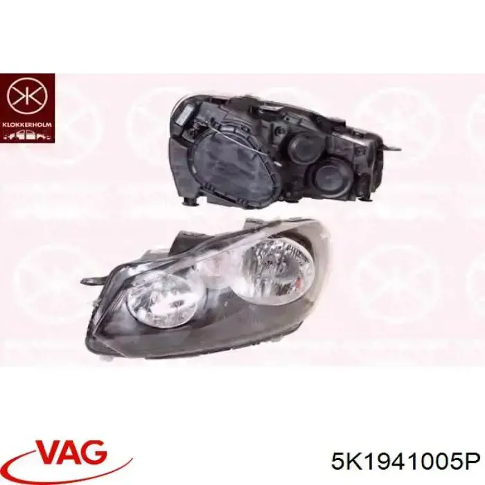 Reflektor lewy VAG 5K1941005P cena, od 221,64 USD