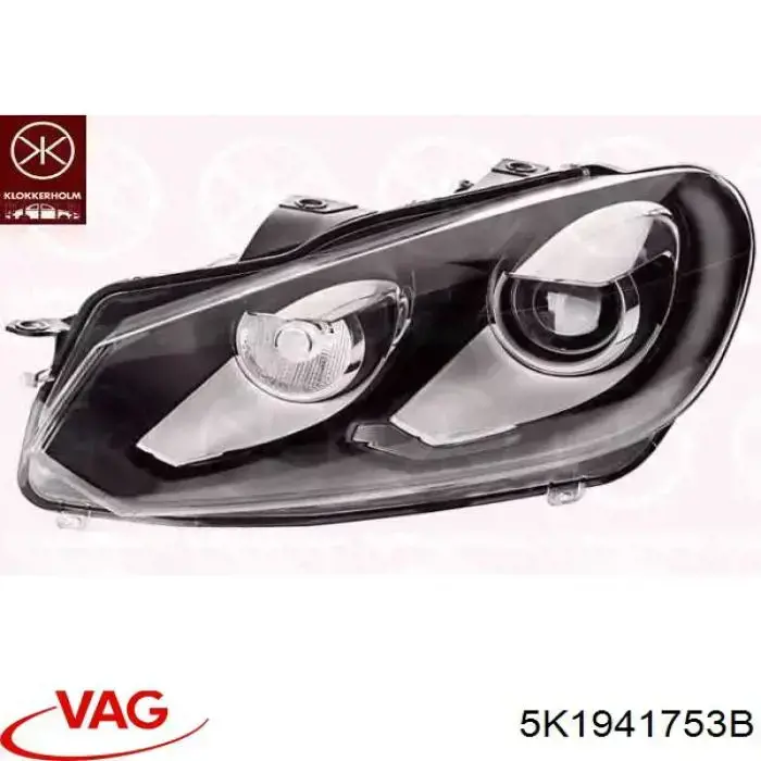 5K1941753B VAG Reflektor lewy