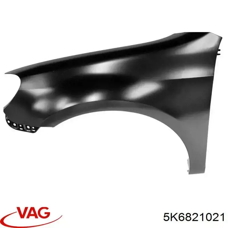 5K6821021 VAG Błotnik przedni lewy
